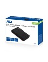 ACT AC1215 behuizing voor opslagstations HDD-/SSD-behuizing Zwart 2.5"