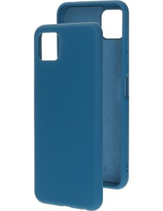 Mobiparts Silicone Cover Samsung Galaxy A22 5G (2021) Blueberry Blue