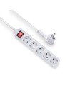 ACT AC2455 power uitbreiding 1,5 m 5 AC-uitgang(en) Binnen Wit