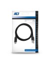 ACT AC7350 USB-kabel 1 m USB 2.0 USB C USB A Zwart