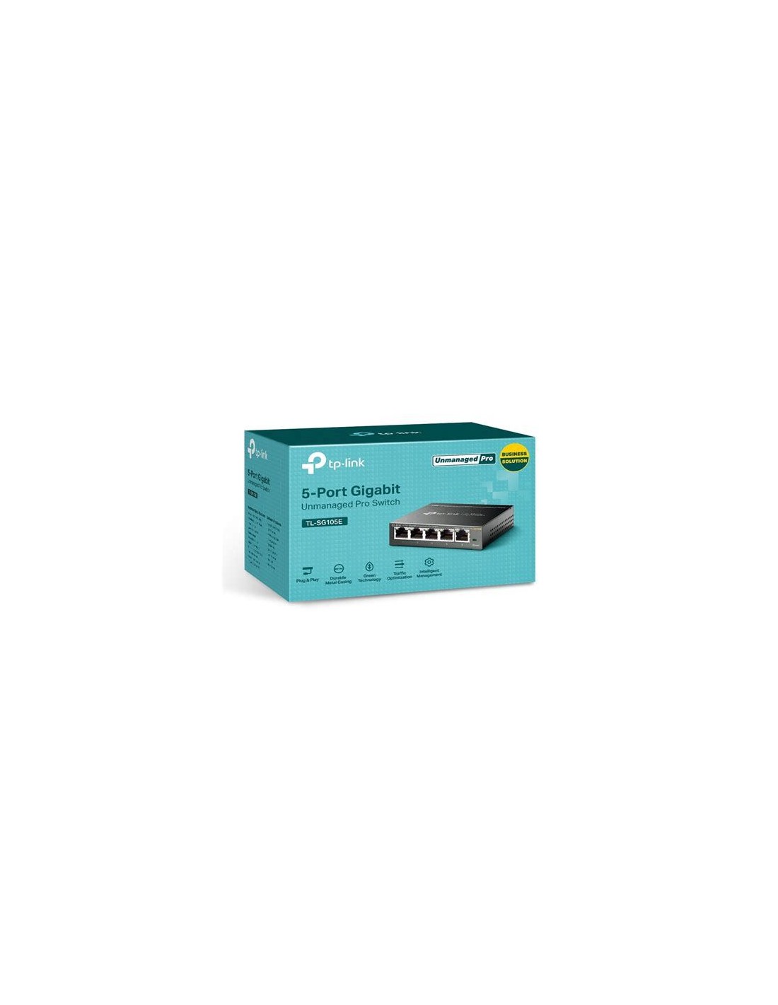 TP-LINK TL-SG105E L2 Gigabit Ethernet (10/100/1000) Zwart