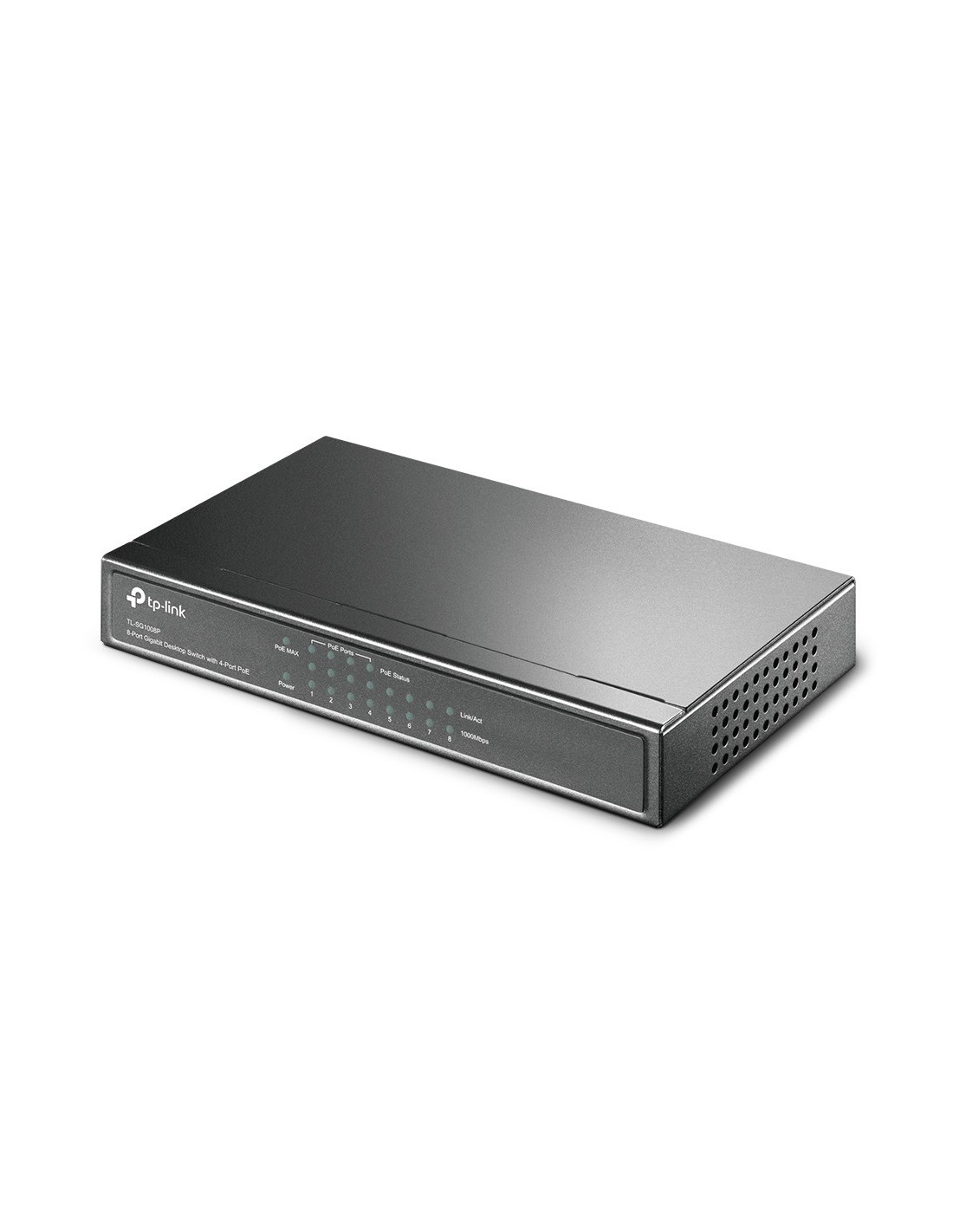 TP-LINK TL-SG1008P Gigabit Ethernet (10 100 1000) Power over Ethernet (PoE) Grijs