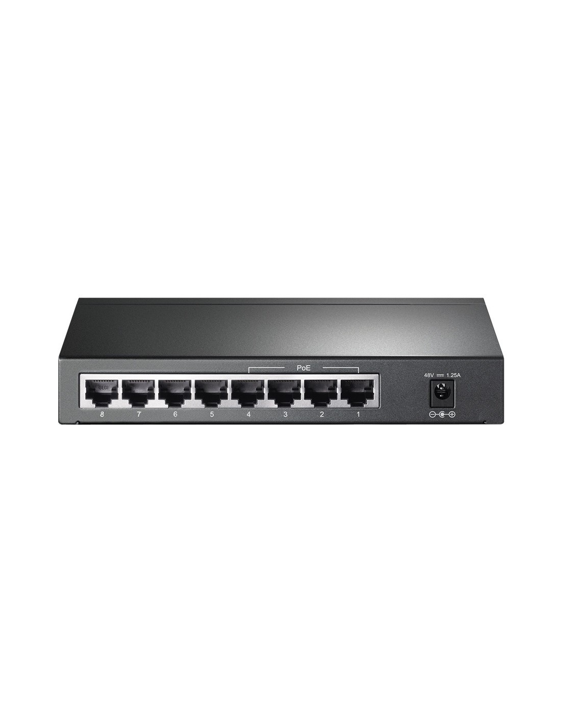 TP-LINK TL-SG1008P Gigabit Ethernet (10 100 1000) Power over Ethernet (PoE) Grijs