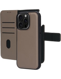 Mobiparts Leather 2 in 1 Wallet Case Apple iPhone 16 Pro Taupe 2