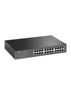 TP-LINK TL-SG1024DE Managed L2 Gigabit Ethernet (10 100 1000) Zwart