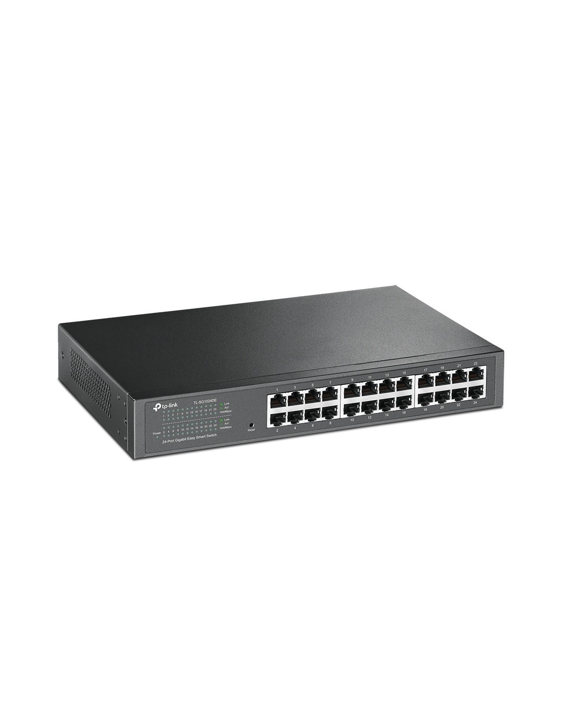 TP-LINK TL-SG1024DE Managed L2 Gigabit Ethernet (10 100 1000) Zwart