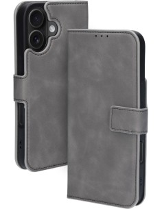 Mobiparts Classic Wallet Case Apple iPhone 16 Granite Grey (MagSafe Compatible) 2
