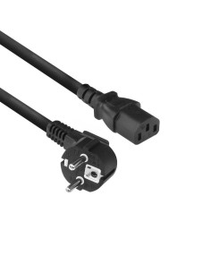 ACT AC3305 electriciteitssnoer Zwart 2 m Netstekker type F C13 stekker