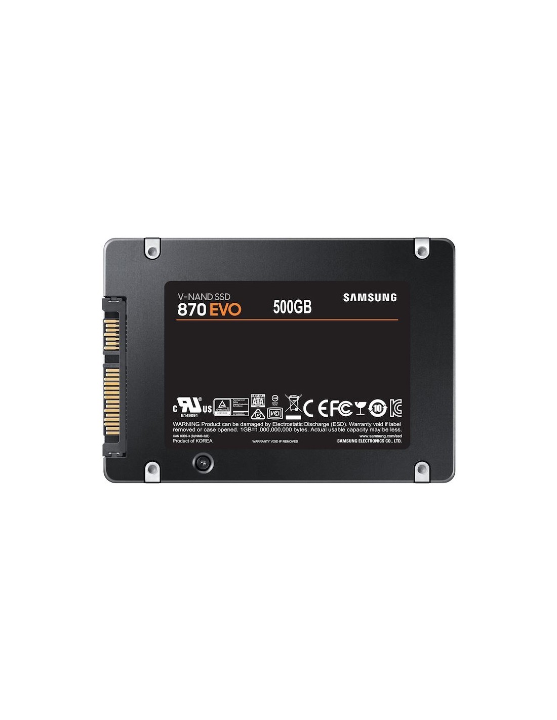 Samsung 870 EVO | 500GB SATA SSD | 2.5'' | 560MB/s