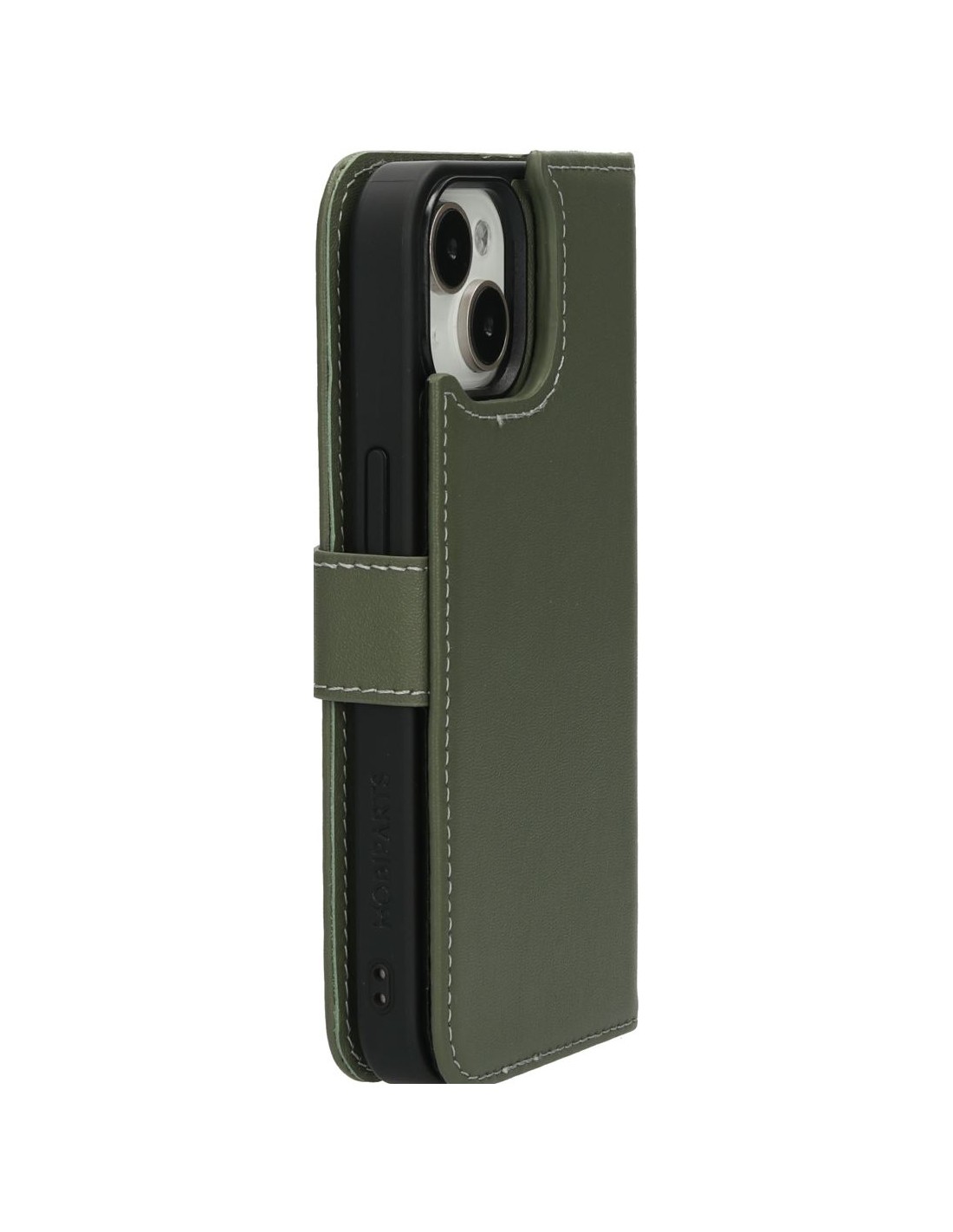 Mobiparts Leather 2 in 1 Wallet Case Apple iPhone 15 Green