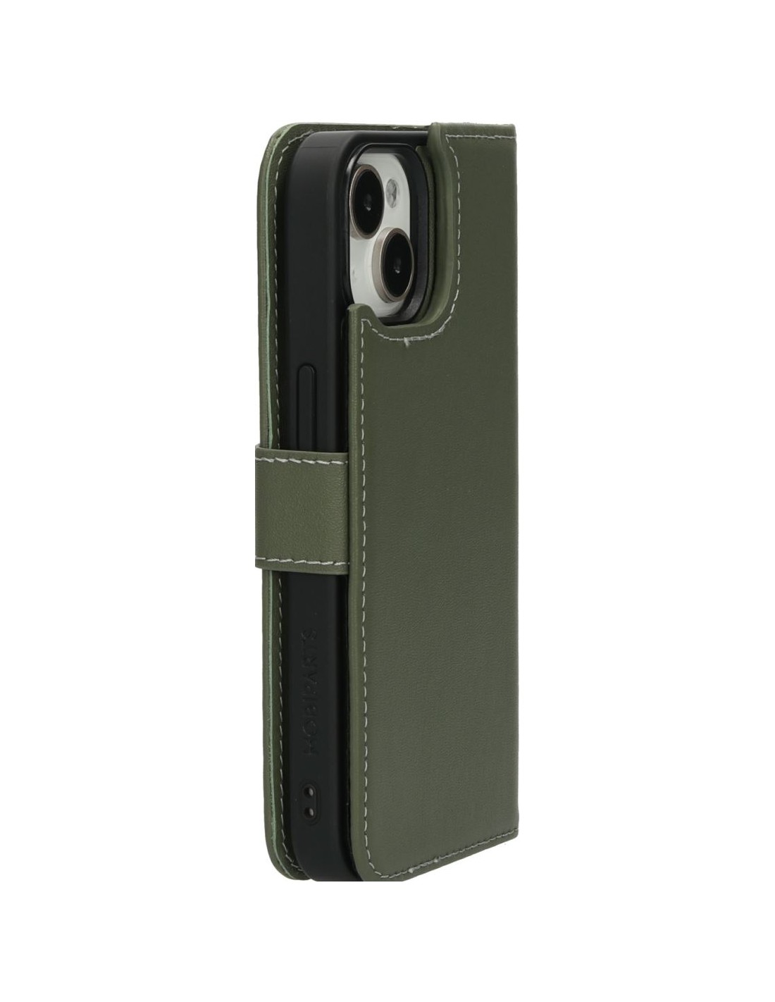 Mobiparts Leather 2 in 1 Wallet Case Apple iPhone 15 Green