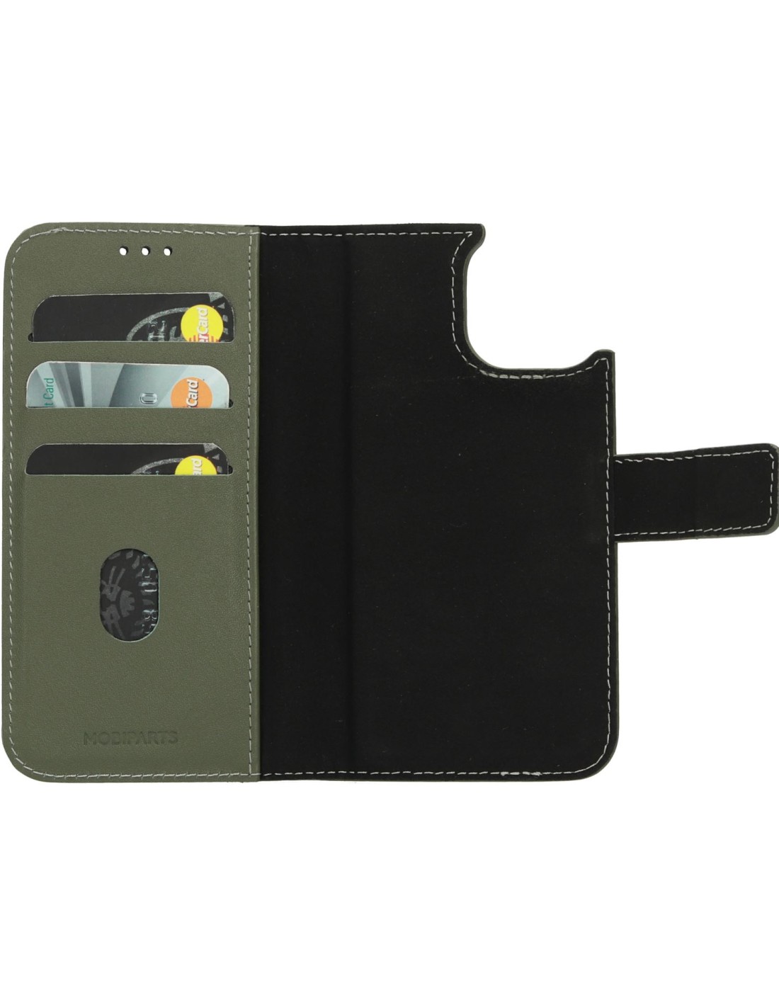 Mobiparts Leather 2 in 1 Wallet Case Apple iPhone 15 Green