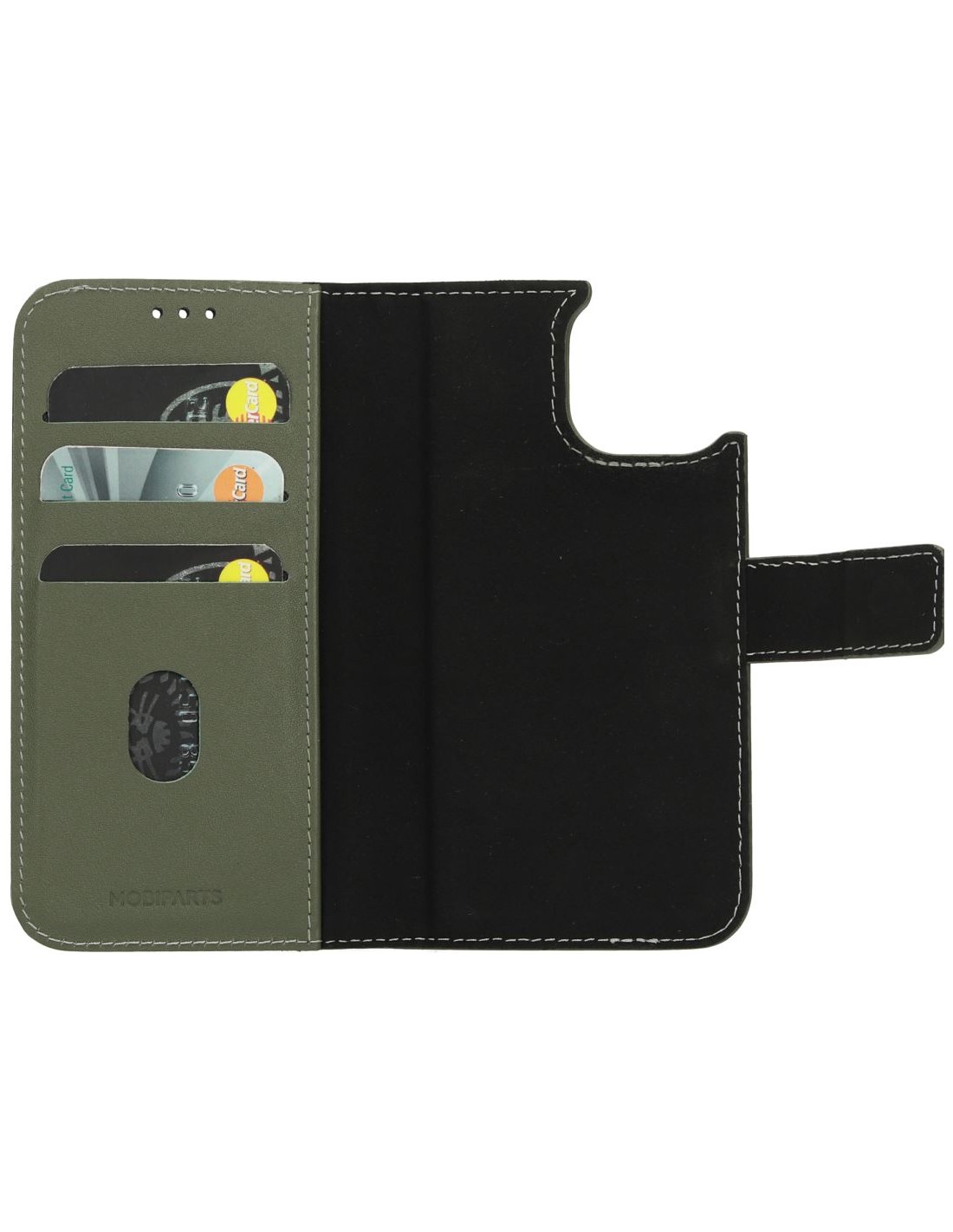 Mobiparts Leather 2 in 1 Wallet Case Apple iPhone 15 Green