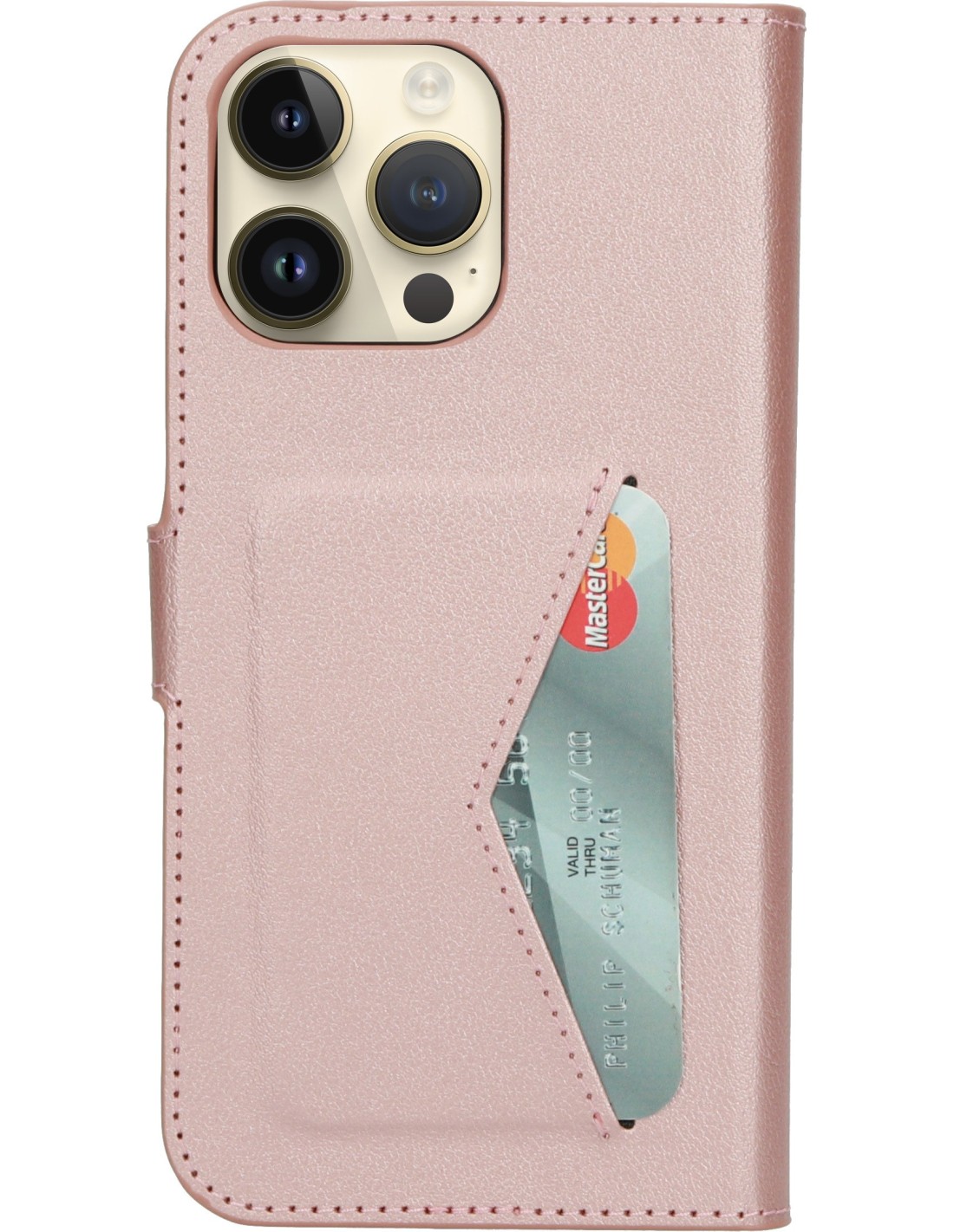 Mobiparts Classic Wallet Case Apple iPhone 14 Pro Max Pink