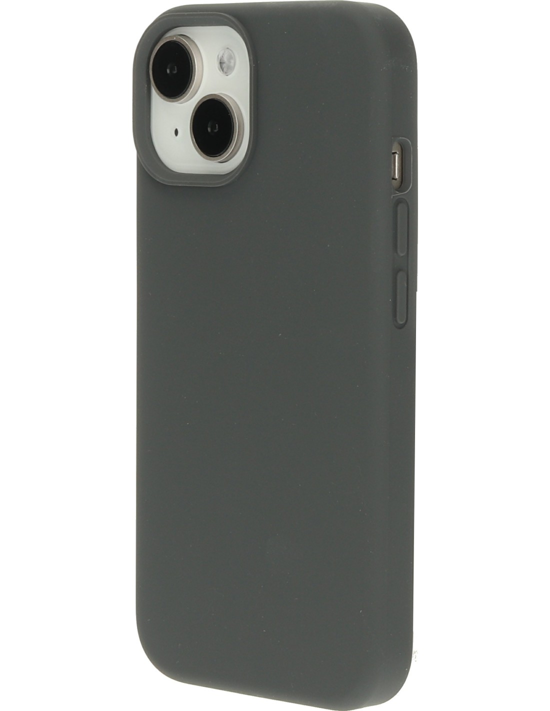 Mobiparts Silicone Cover Apple iPhone 15 Urban Grey