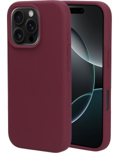 Mobiparts Silicone Cover Apple iPhone 16 Pro Plum Red