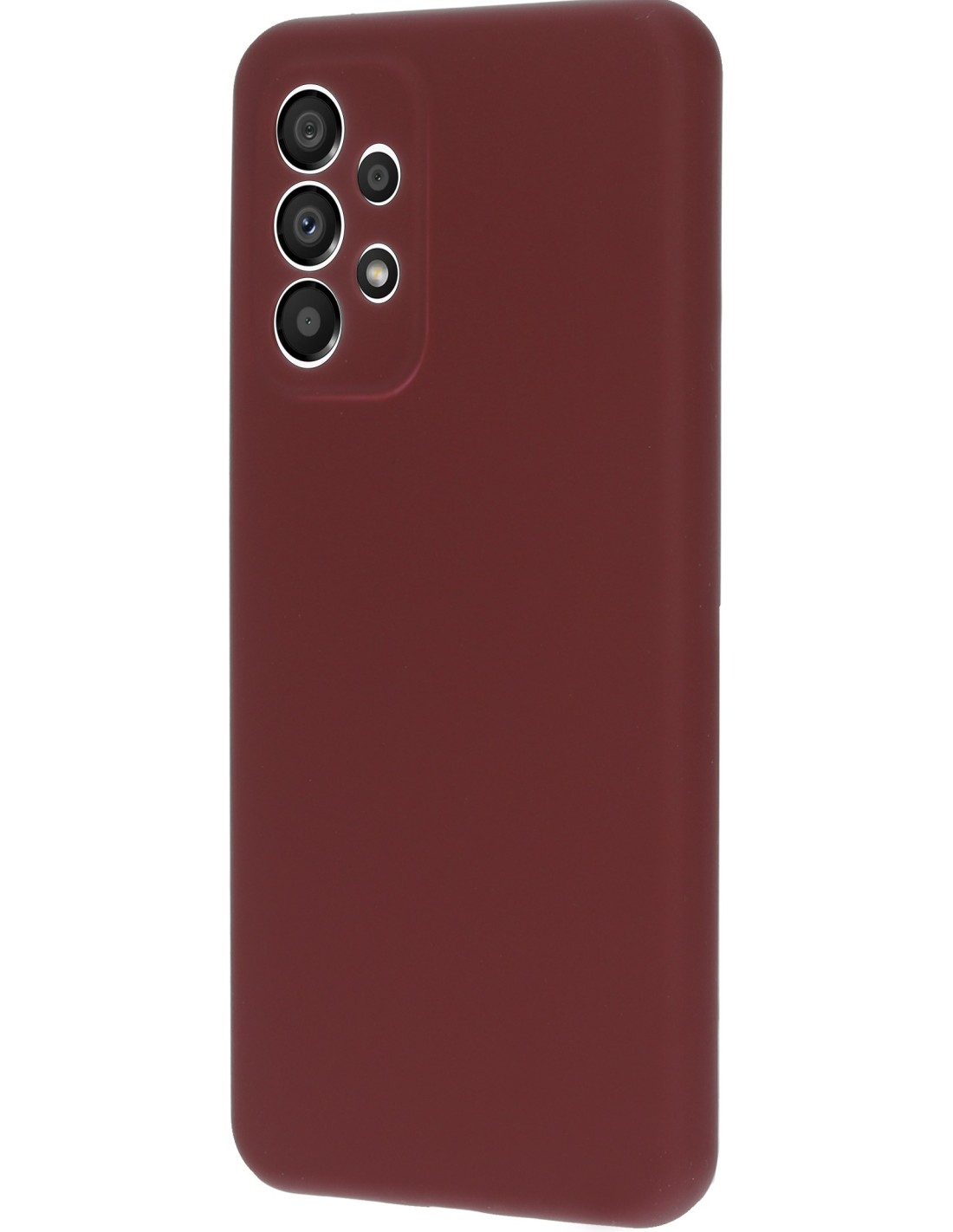 Mobiparts Silicone Cover Samsung Galaxy A33 5G (2022) Plum Red