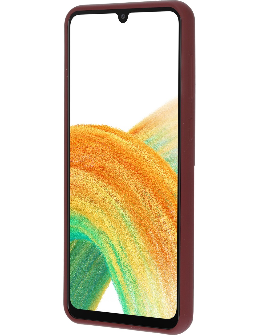 Mobiparts Silicone Cover Samsung Galaxy A33 5G (2022) Plum Red