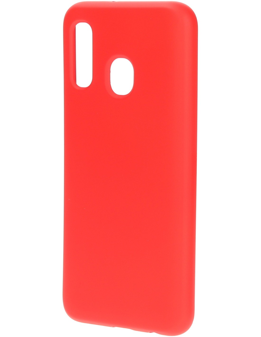 Mobiparts Silicone Cover Samsung Galaxy A40 (2019) Scarlet Red