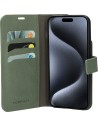 Mobiparts Classic Wallet Case Apple iPhone 15 Pro Max Stone Green