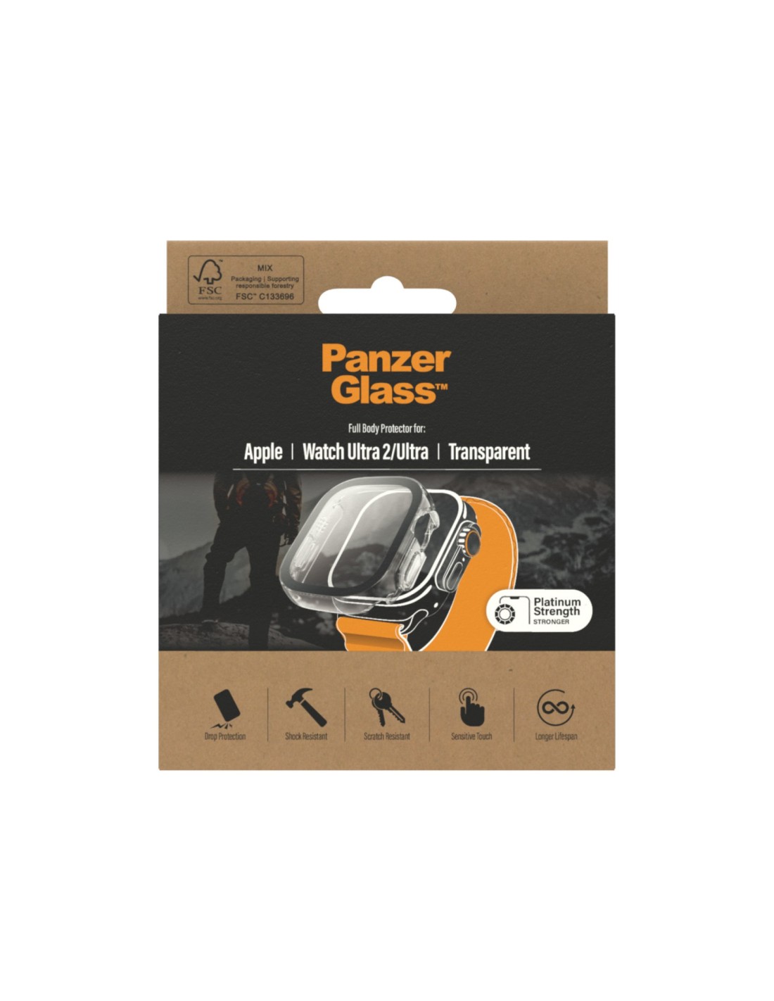 PanzerGlass Full Body Apple Watch Ultra 49 mm - Clear