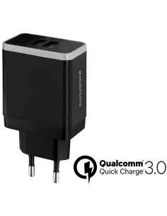 Mobiparts Quick Charge Wall Charger Dual USB 4.6A Black