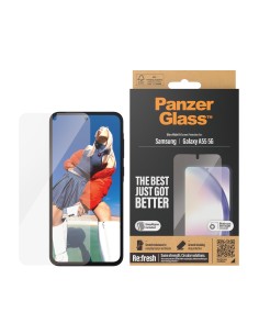 PanzerGlass Samsung Galaxy A55 5G Ultra-Wide Fit Refresh with EasyAligner 2