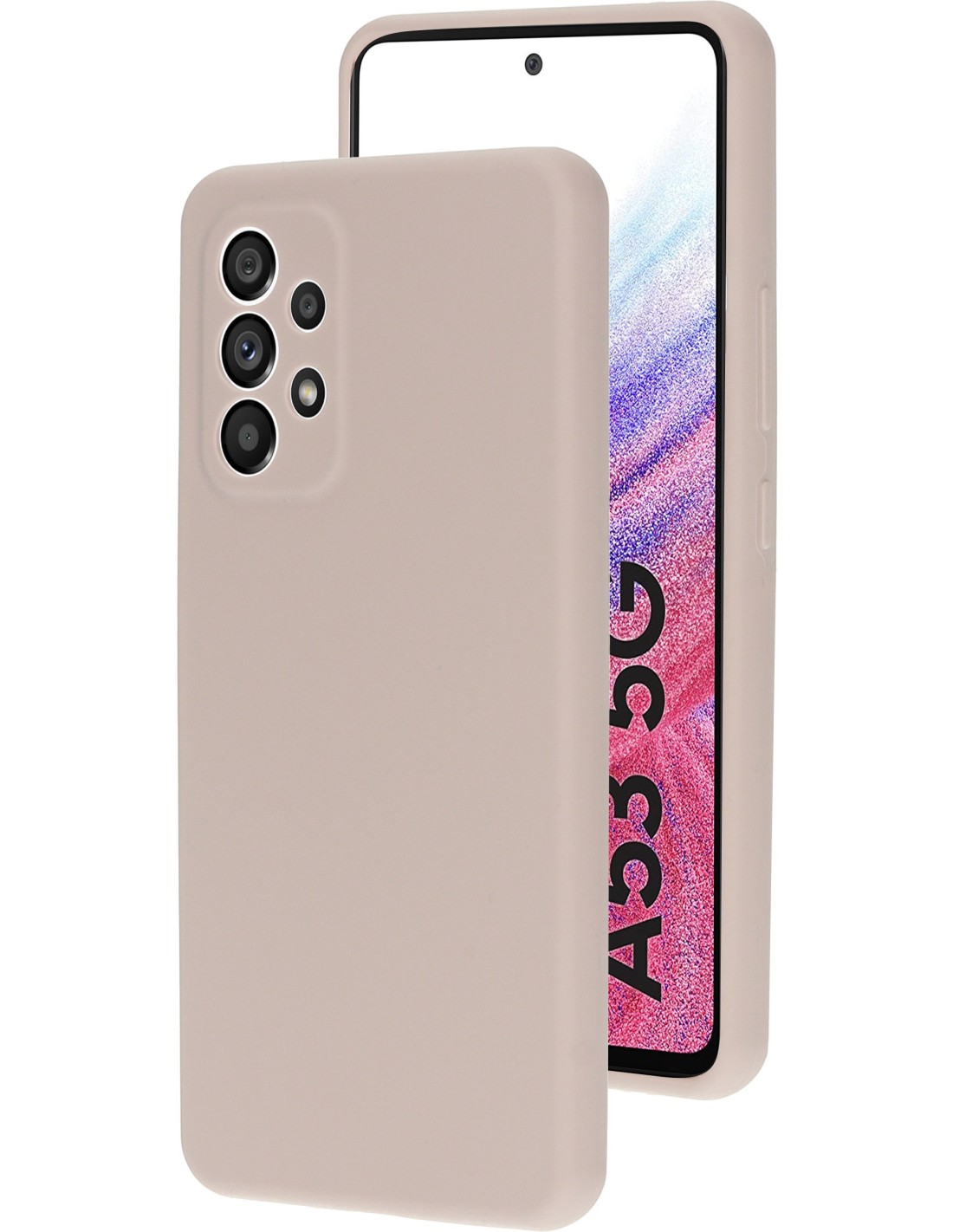 Mobiparts Silicone Cover Samsung Galaxy A53 (2022) Soft Salmon
