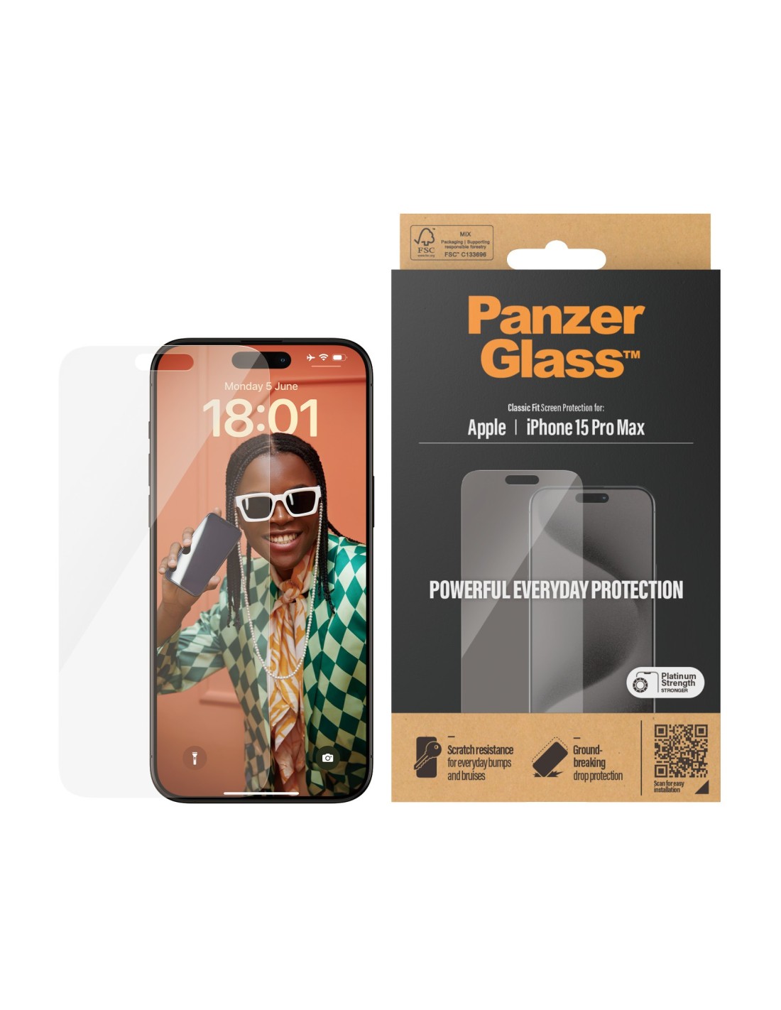 Panzerglass Apple iPhone 15 Pro Max - Super+ Glass