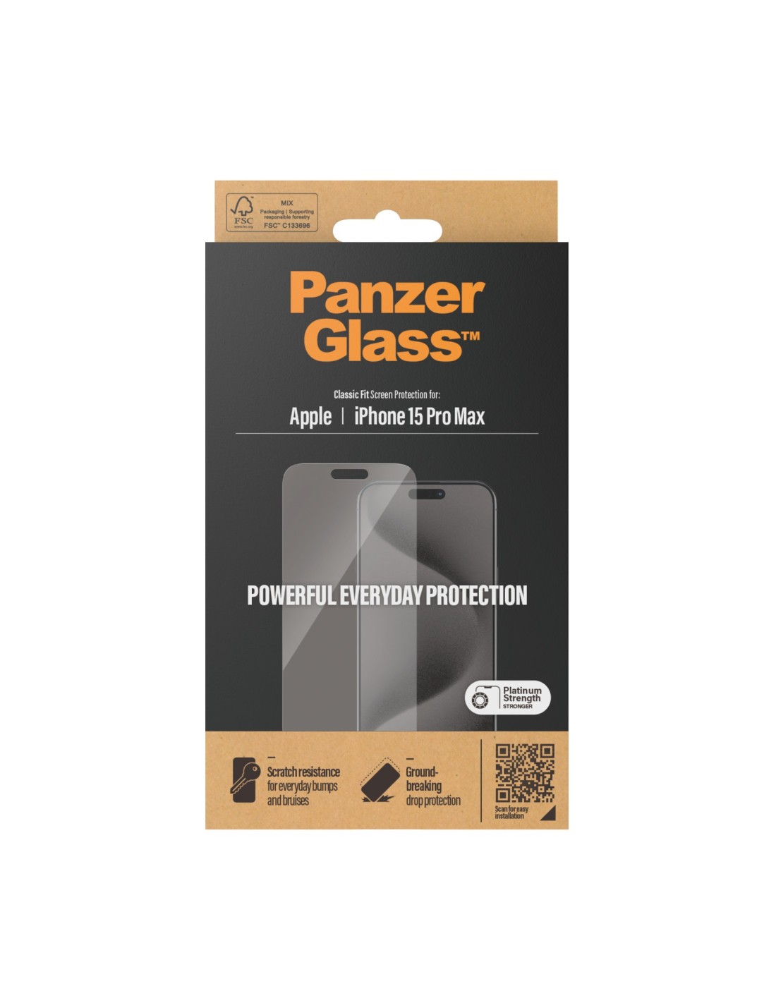 Panzerglass Apple iPhone 15 Pro Max - Super+ Glass
