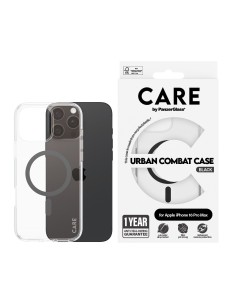 CARE by PanzerGlass Flagship Case Transparent Urban Combat w. Black MagSafe iPhone 16 Pro Max 2