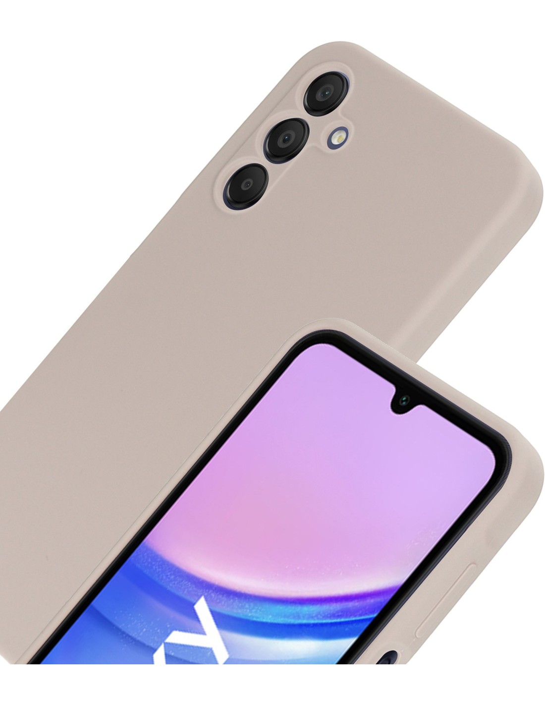 Mobiparts Silicone Cover Samsung Galaxy A15 Soft Salmon