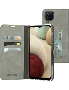 Mobiparts Classic Wallet Case Samsung Galaxy A12 (2021) Granite Grey
