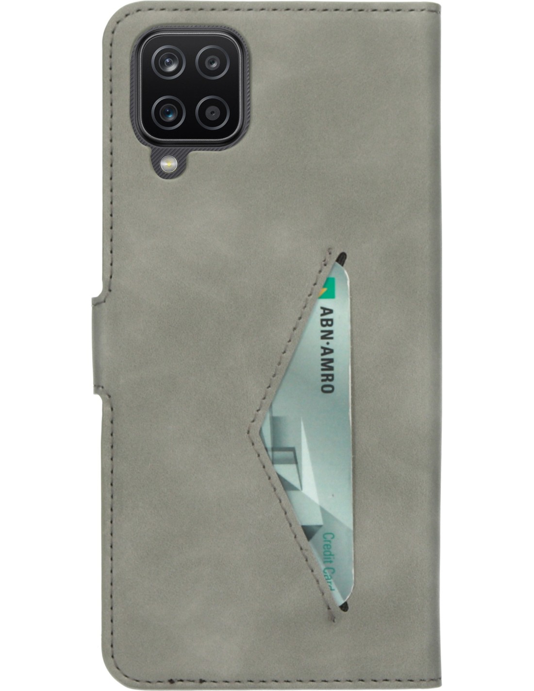 Mobiparts Classic Wallet Case Samsung Galaxy A12 (2021) Granite Grey