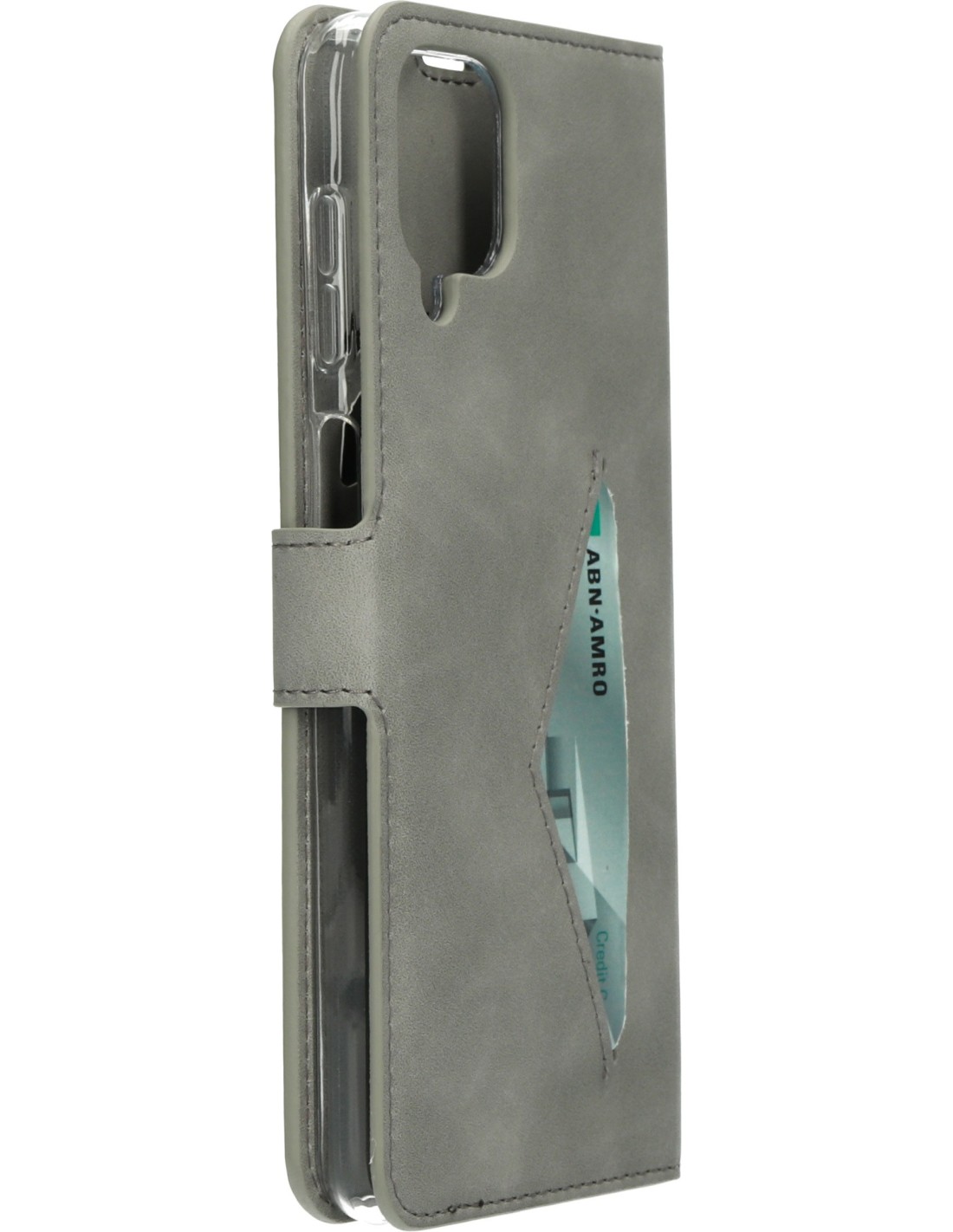 Mobiparts Classic Wallet Case Samsung Galaxy A12 (2021) Granite Grey