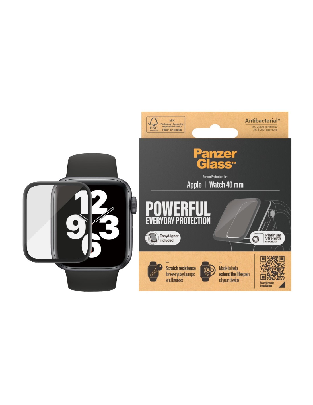 PanzerGlass Apple Watch Series 4 5 6 SE 40mm