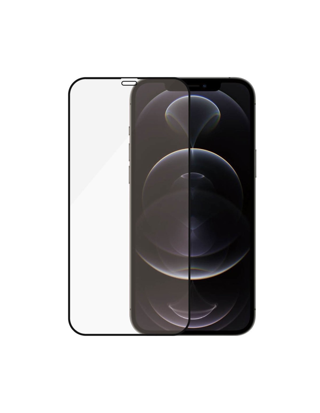 PanzerGlass Apple iPhone 12 12 Pro Black CF Super+ Glass