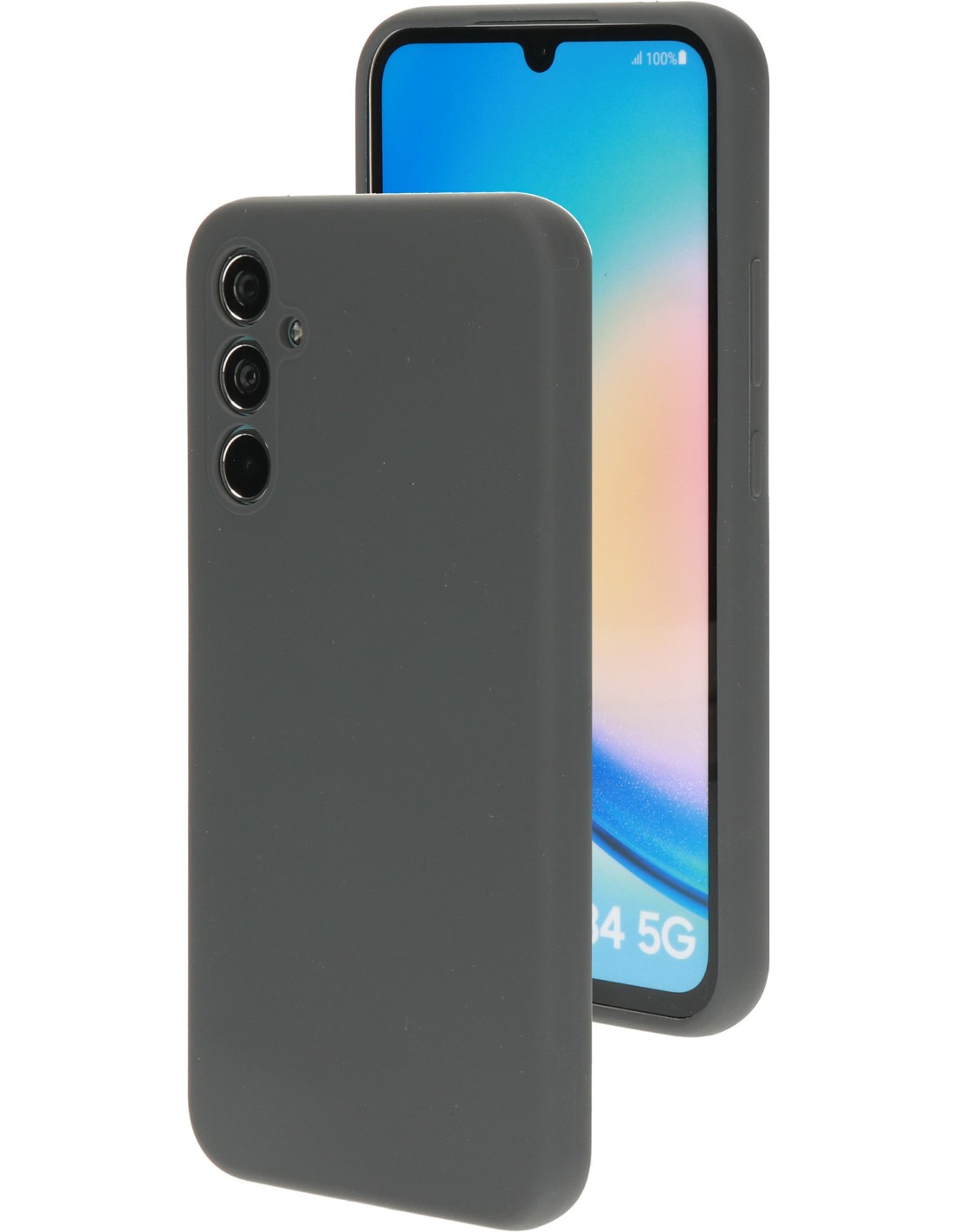 Mobiparts Silicone Cover Samsung Galaxy A34 (2023) Urban Grey