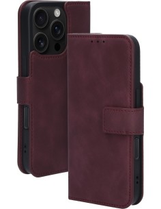 Mobiparts Classic Wallet Case Apple iPhone 16 Pro Velvet Red (MagSafe Compatible)