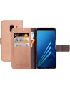 Mobiparts Saffiano Wallet Case Samsung Galaxy A8 (2018) Copper