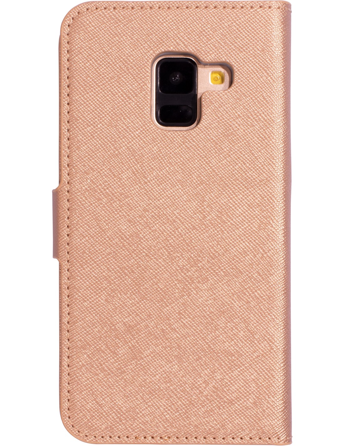 Mobiparts Saffiano Wallet Case Samsung Galaxy A8 (2018) Copper