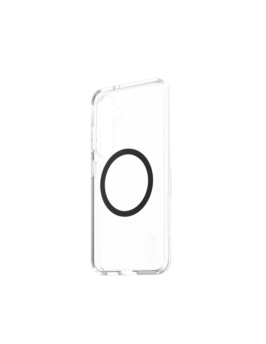 CARE by PanzerGlass Flagship Case Transparent Urban Combat w. Black QI Module Samsung S25