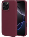 Mobiparts Silicone Cover Apple iPhone 16 Pro Max Plum Red