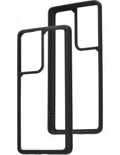 Mobiparts Rugged Clear Case Samsung Galaxy S21 Ultra Black