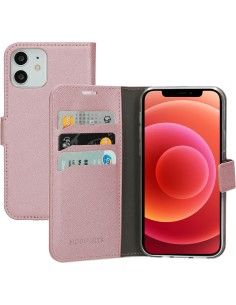 Mobiparts Saffiano Wallet Case Apple iPhone 12 12 Pro Pink