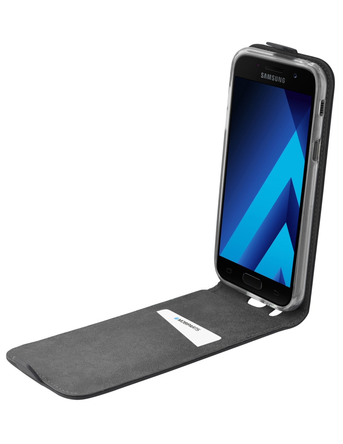 Mobiparts Premium Flip TPU Case Samsung Galaxy A5 (2017) Black
