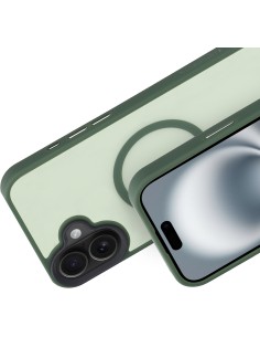 Mobiparts Hardcover Apple iPhone 16 Plus Satin Green (Magsafe Compatible) 2