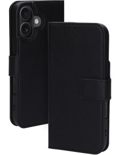 Mobiparts Classic Wallet Case Apple iPhone 16 Black (MagSafe Compatible)