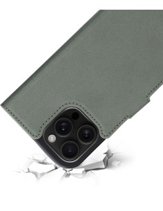 Mobiparts Classic Wallet Case Apple iPhone 16 Pro Max Stone Green (MagSafe Compatible) 2