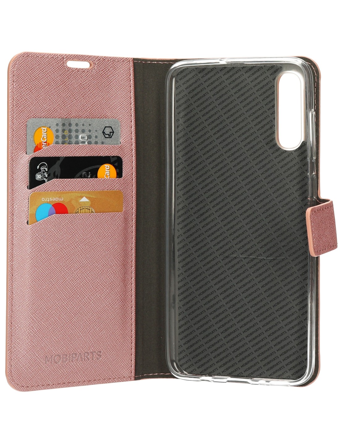 Mobiparts Saffiano Wallet Case Samsung Galaxy A70 (2019) Pink